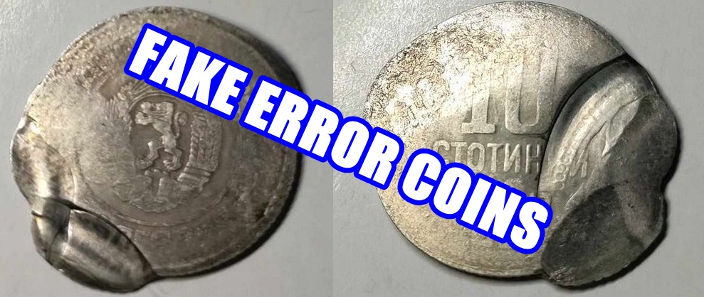 fake error coins. Error expert - is this a mistake?