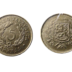 finland 1949 5 markkaa suomen tasavalta mint error