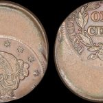 MINT ERROR AMERIKAN CENT (1843-1857) Mature Head Large Cent -- Struck 30% Mint Errror MS 64